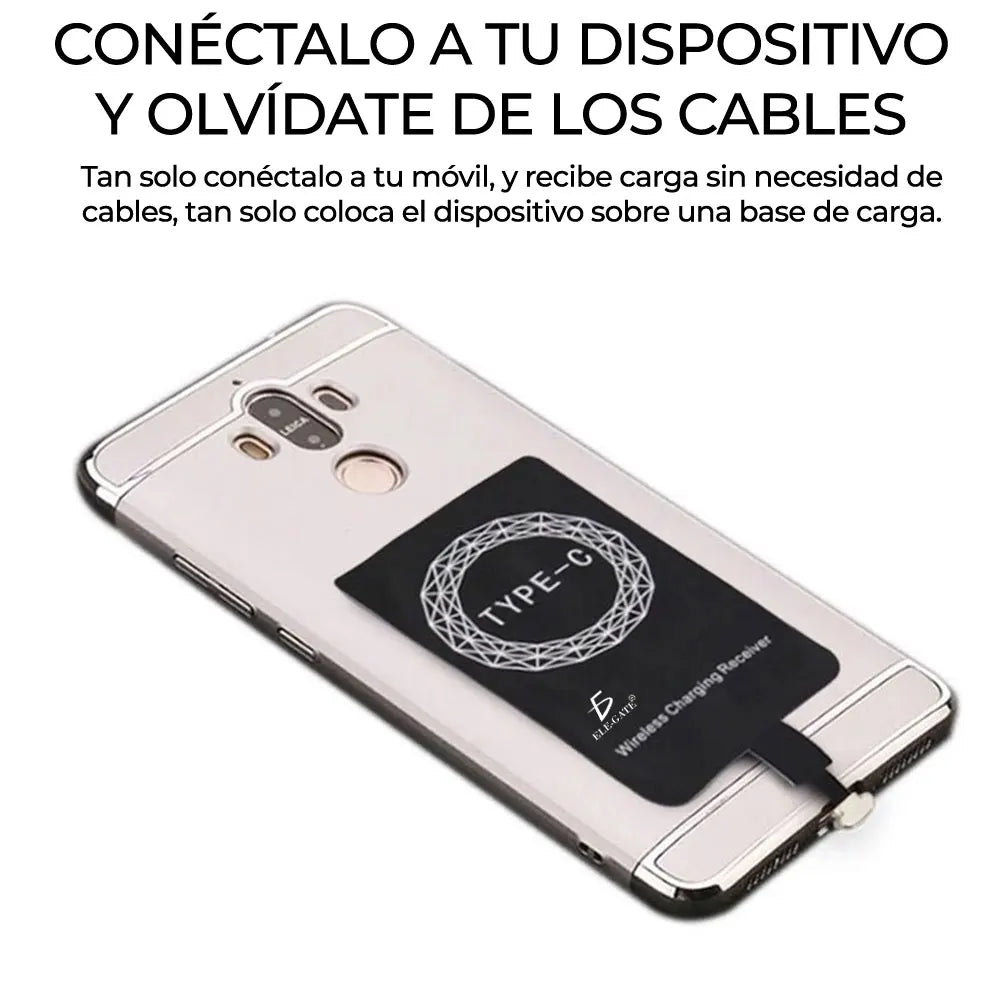 ELE-GATE Qi Wireless Charging Receiver CON.63.TYPEC Universal Type-C Interface Mobile Phone Accessory Merch Eternally