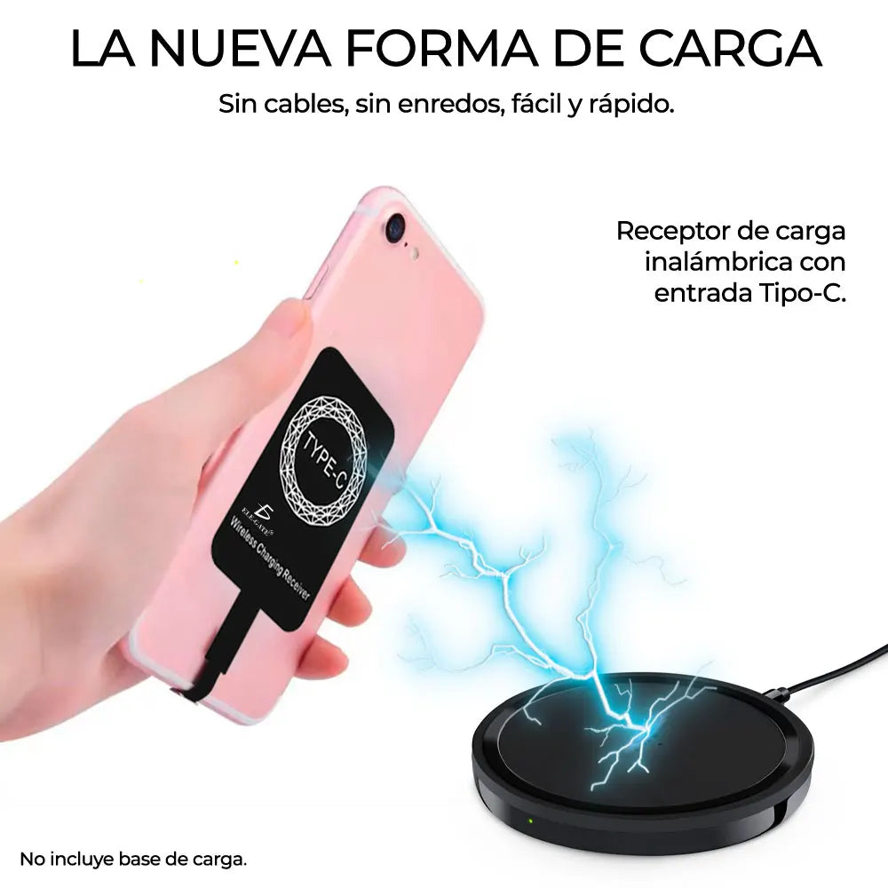 ELE-GATE Qi Wireless Charging Receiver CON.63.TYPEC Universal Type-C Interface Mobile Phone Accessory Merch Eternally
