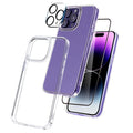 3 Pack Shockproof Protective Mobile Phone Accessory Set Phone Case Tempered Glass Screen Protector Camera Lens Protector Merch Eternally