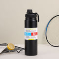 New thermos cup 304 stainless steel double-layer cup portable travel space pot large capacity outdoor sports water bottle Merch Eternally