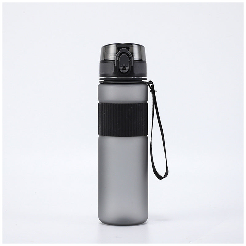 Frosted Handfeel Sports Water Cup Plastic Handheld Cup Men's and Women's Creative Portable Student Kettle with Lid High Color Value Water Cup Merch Eternally