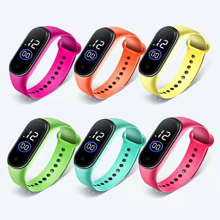 New Led Digital Watch Bracelet M4 Waterproof Fashion Digital Sports Model Kidsren's Student Led Digital Watch Manufacturer Merch Eternally