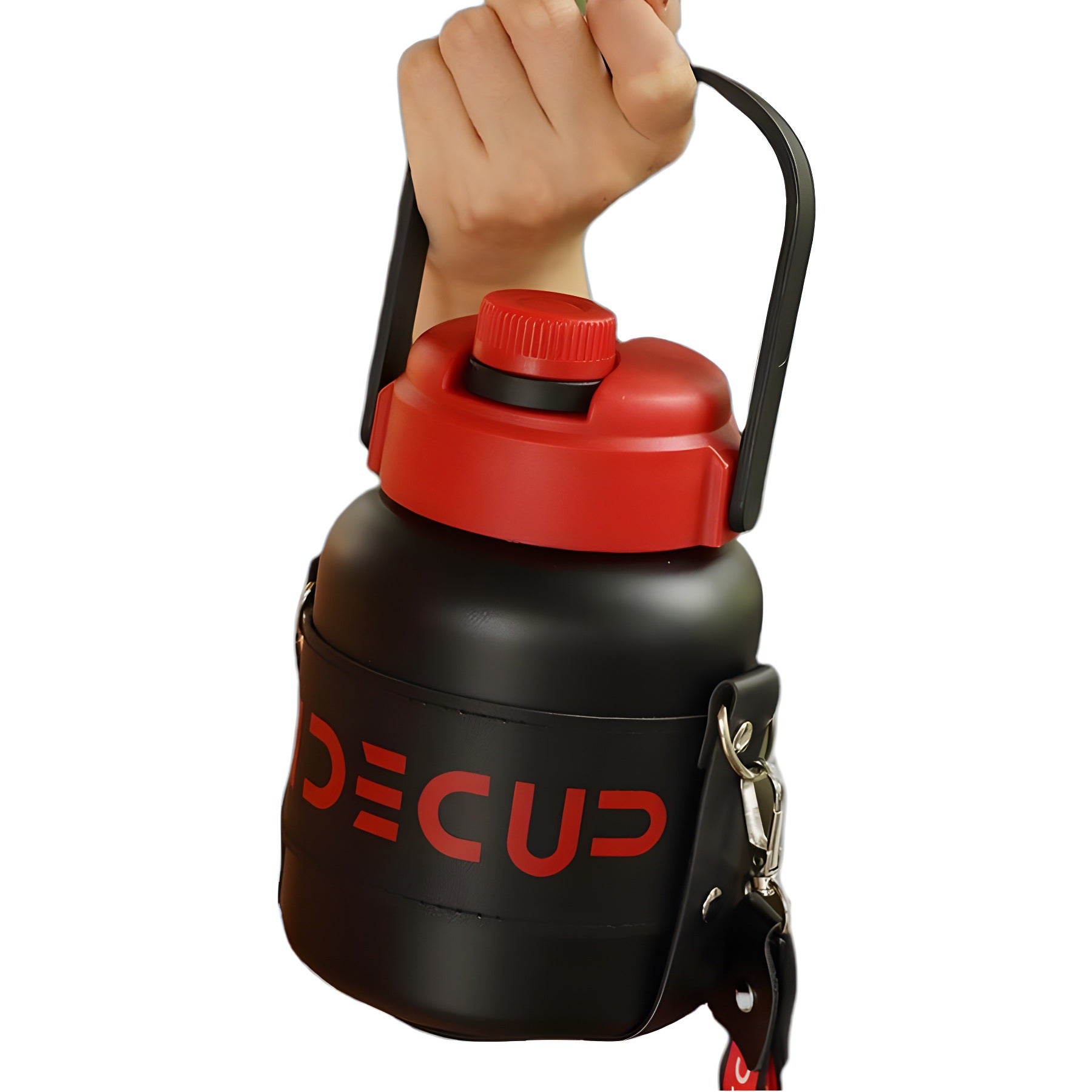 in stock 316 Stainless Steel Large Capacity Thermos Pot Portable Lacquer Straw Water Cup Student Outdoor Sports Kettle Merch Eternally