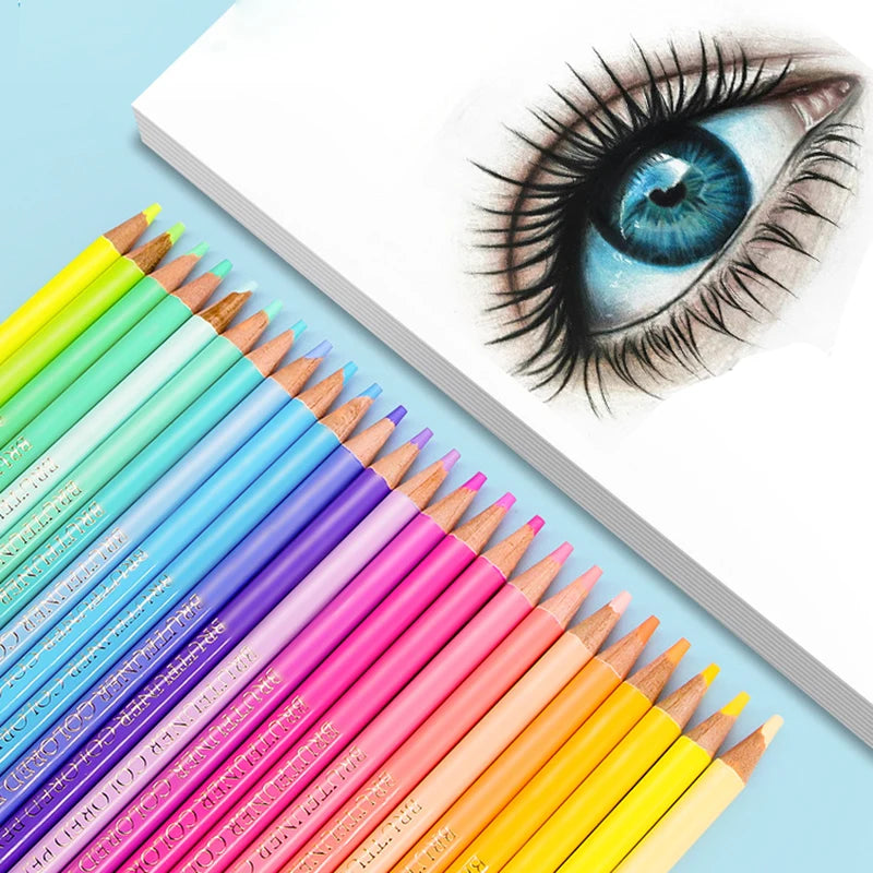 48/72/120/160/180 Colors Pencils Set Watercolor Pencils Professional Oil Wood Soft Pencil For School Drawing Sketch Art Supplies Merch Eternally