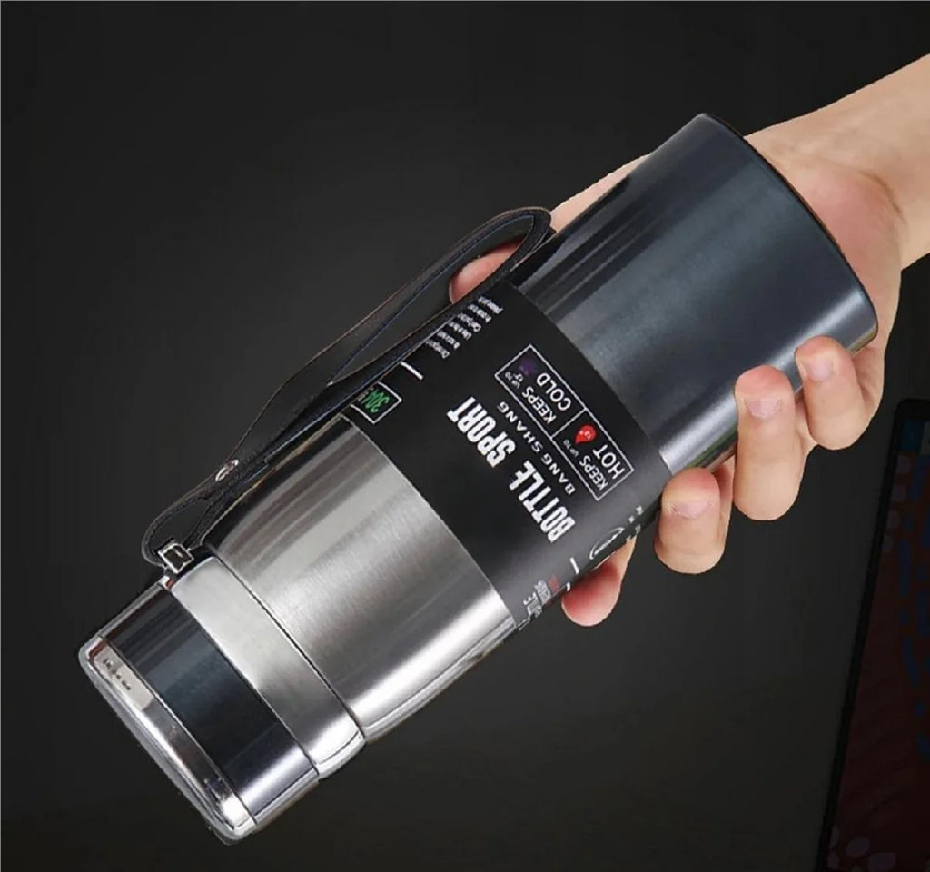 1L Thermal Water Bottle Keep Cold and Hot Water Bottle Thermos for Water Tea Coffee Vacuum Flasks Stainless Steel Thermos Bottle Merch Eternally