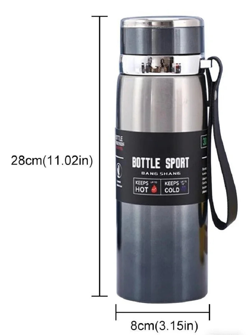 1L Thermal Water Bottle Keep Cold and Hot Water Bottle Thermos for Water Tea Coffee Vacuum Flasks Stainless Steel Thermos Bottle Merch Eternally