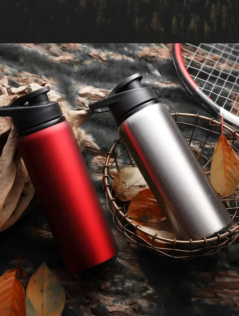 Metal Portable Water Bottle Leakproof Reusable Outdoor Sports Cup for Cycling Hiking Gym Halloween Gift Christmas Gift Travel Merch Eternally