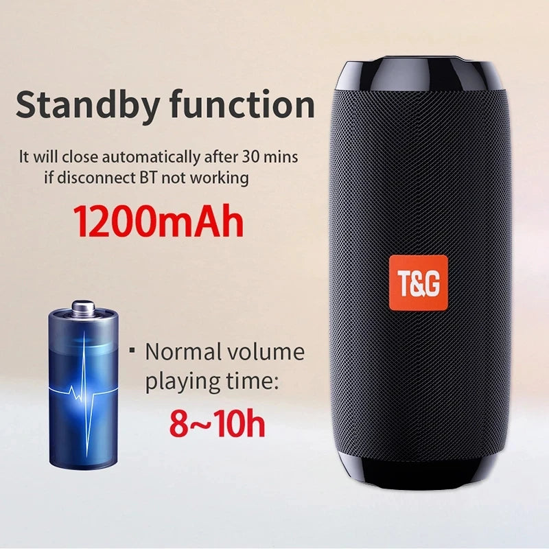 Wireless Portable Bluetooth Speaker Subwoofer Radio FM Music Sound Box Blutooth For Bocina Acoustics Handsfree Hifi Caixa De Som Merch Eternally