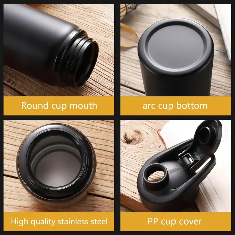 Metal Portable Water Bottle Leakproof Reusable Outdoor Sports Cup for Cycling Hiking Gym Halloween Gift Christmas Gift Travel Merch Eternally