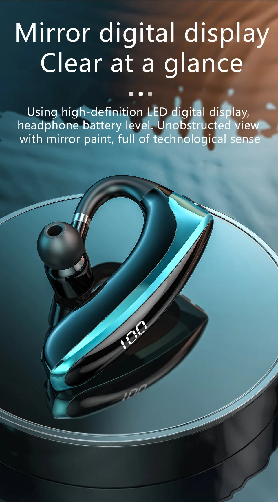 Wireless Bluetooth Headphones With Microphon Earphone ENC Noise Cancelling Handsfree Talking Headset Busines Auriculares Driving Merch Eternally