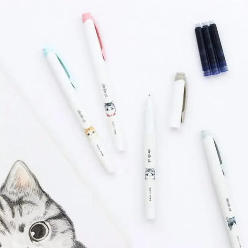 Cat Fountain Pen Merch Eternally