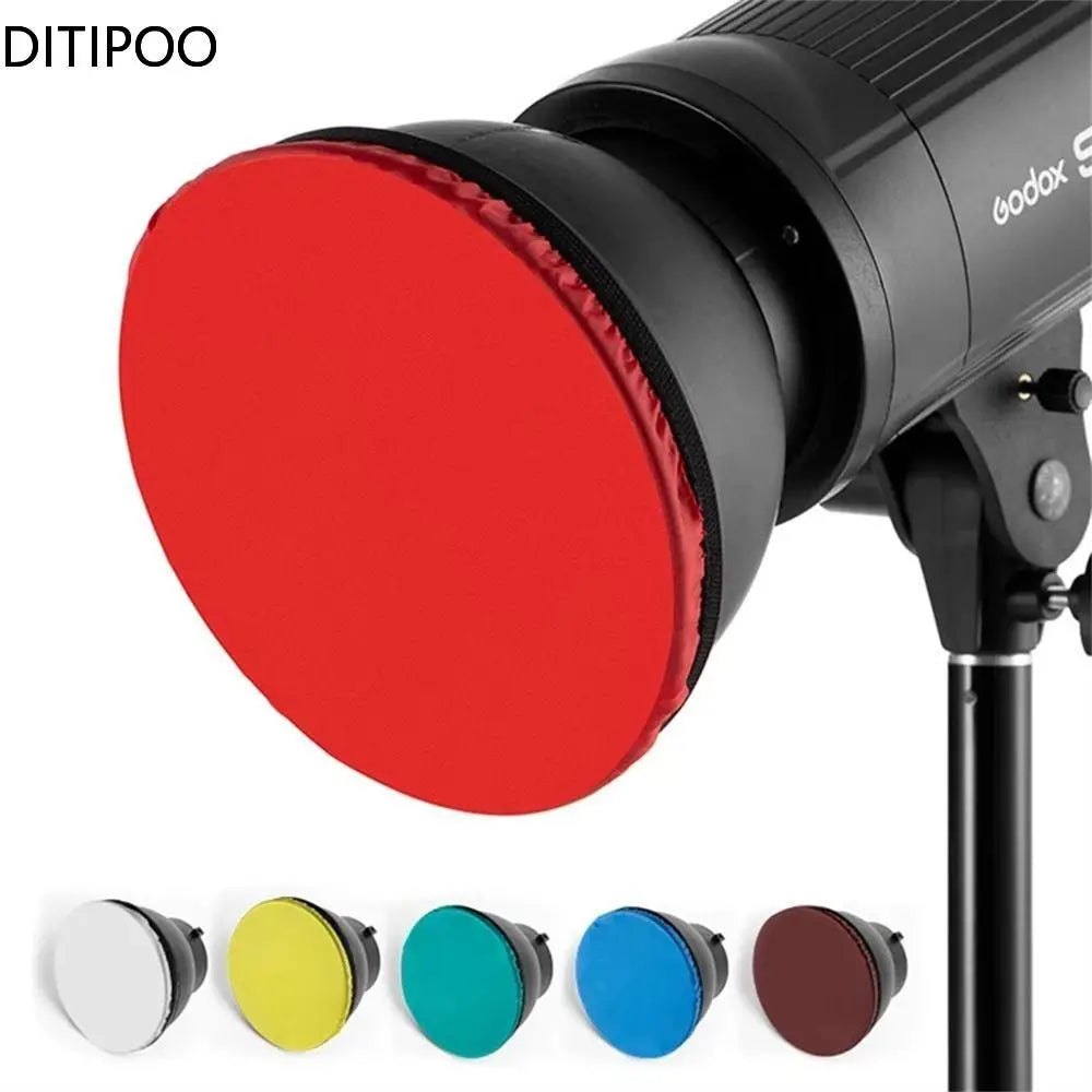 Soft Light Diffuser Sock 7" 18cm Soft Light Protective Cover Studio Strobe Bowen Mount Standard Reflector Photography Flash 55 ° Merch Eternally