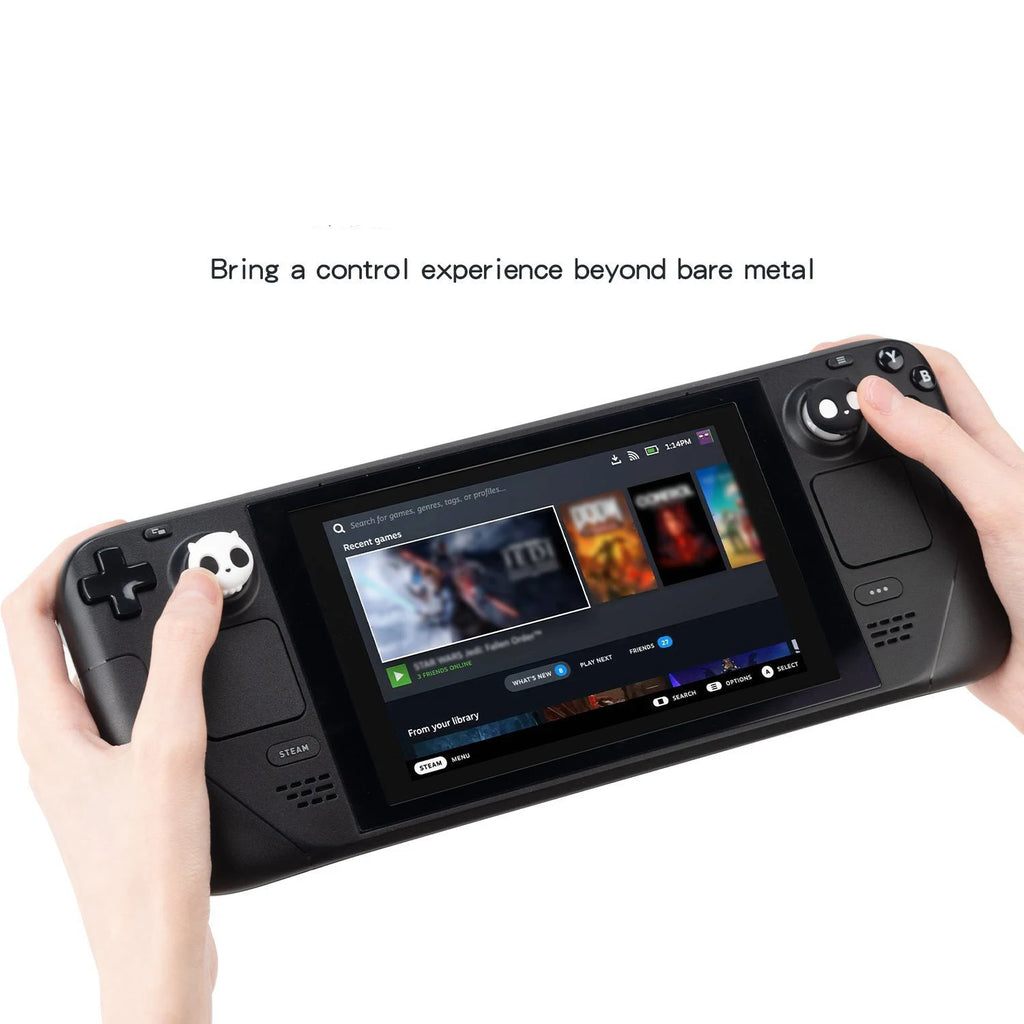 Skull Silicone Soft Thumb Stick Grip Cap Joystick Cover For Valve Steam Deck Oled / ASUS ROG Ally X Game Console Thumbstick Case Merch Eternally