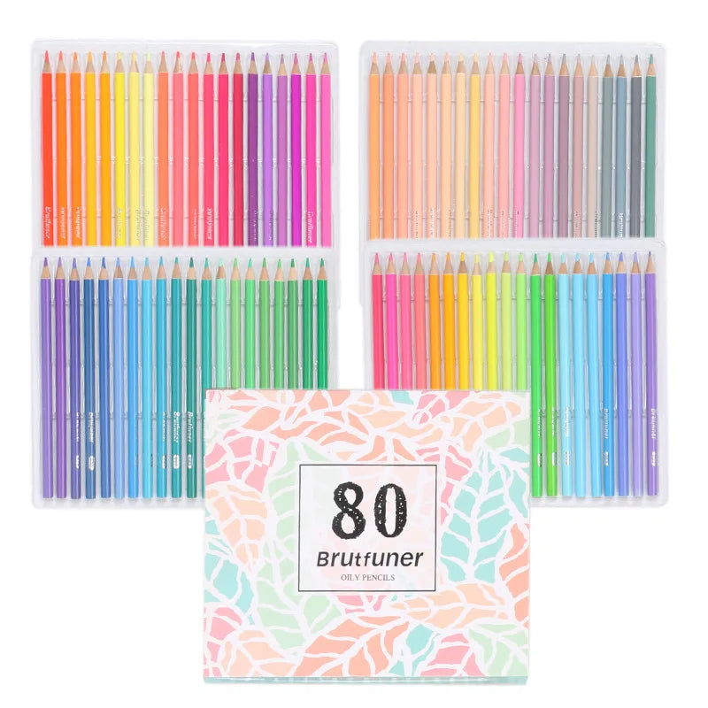 48/72/120/160/180 Colors Pencils Set Watercolor Pencils Professional Oil Wood Soft Pencil For School Drawing Sketch Art Supplies Merch Eternally
