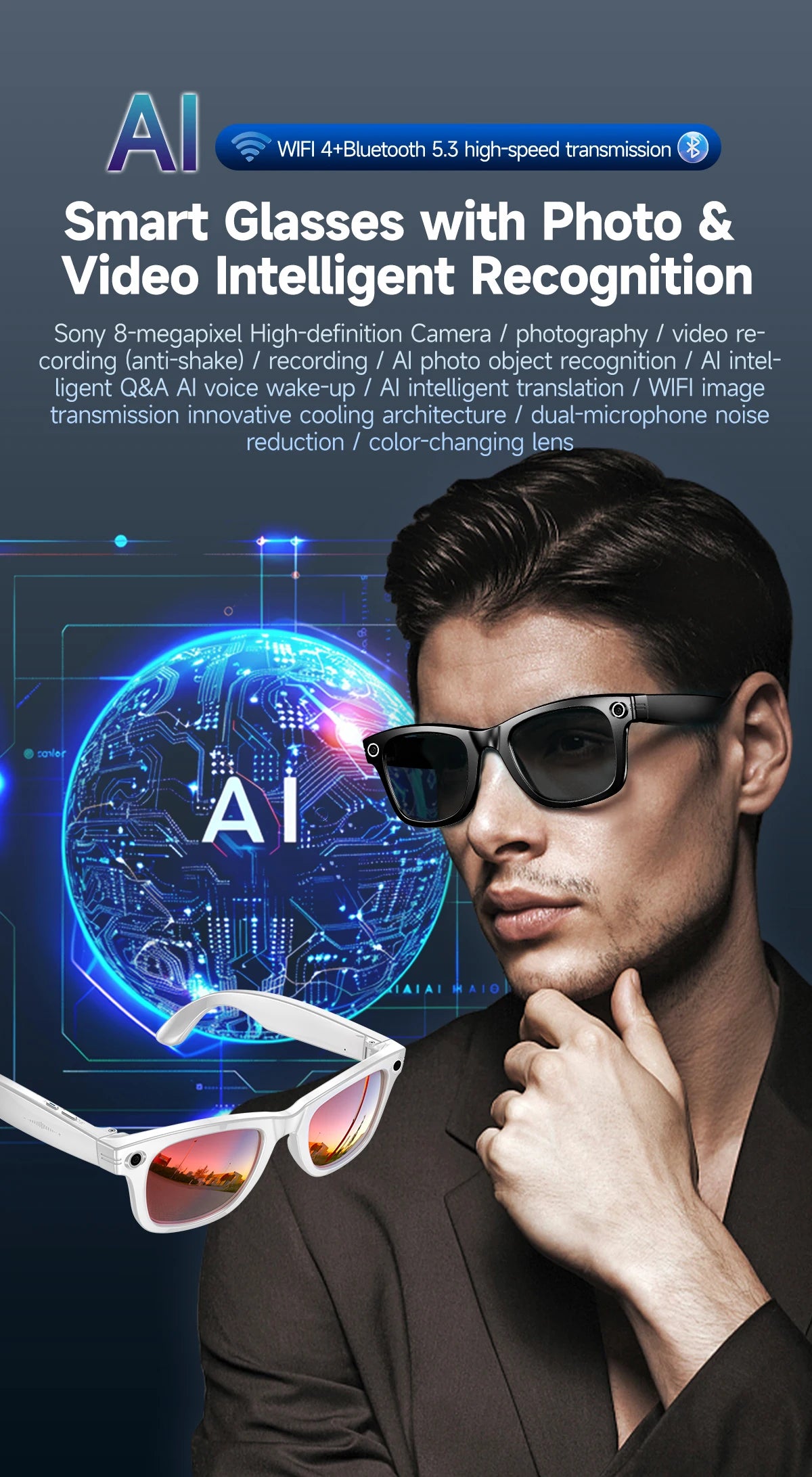 AI Smart Glasses Merch Eternally