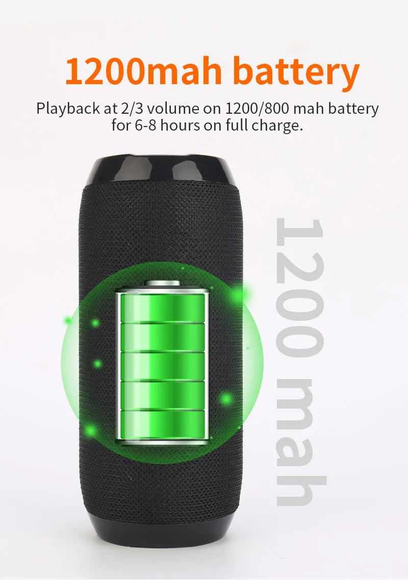 Wireless Portable Bluetooth Speaker Subwoofer Radio FM Music Sound Box Blutooth For Bocina Acoustics Handsfree Hifi Caixa De Som Merch Eternally