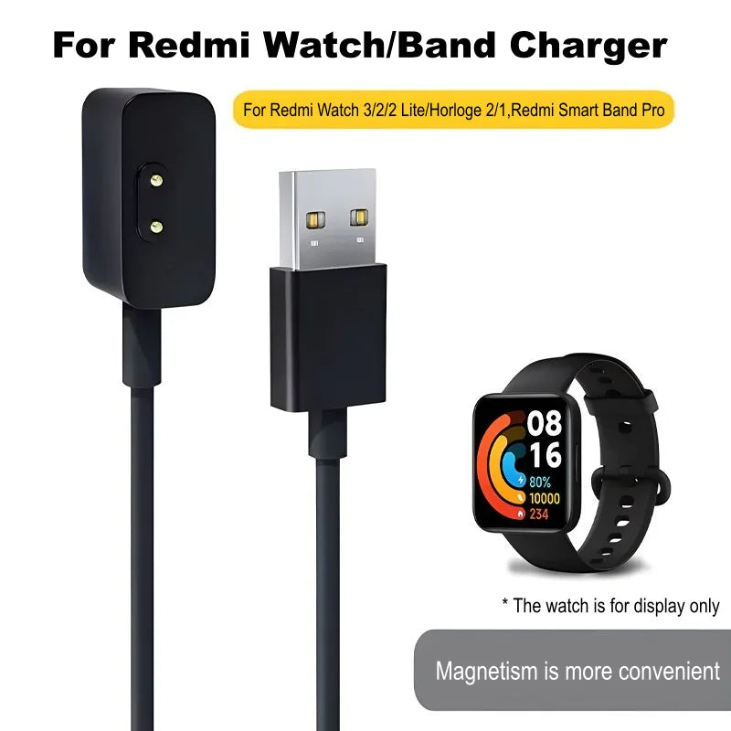 Magnetic Charger for Redmi Watch 3/2/2 Lite, Horloge 2, Watch 1,Redmi Smart Band Pro, Xiaomi Smart Band 7 Pro USB Charging Cable Merch Eternally