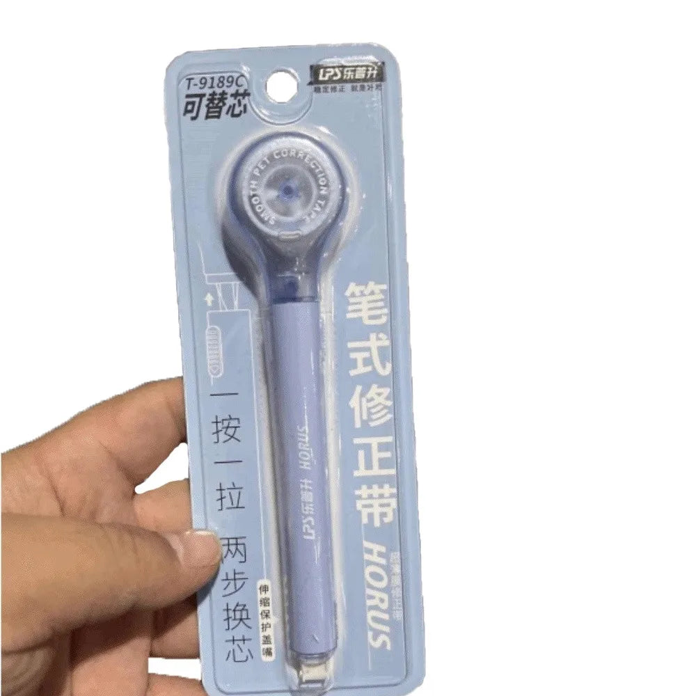 Colorful Correction Tape Creative Design Corrector of Pen Shape Comfortable Holding Kawaii Stationery School Supplies 5mm*6m Merch Eternally