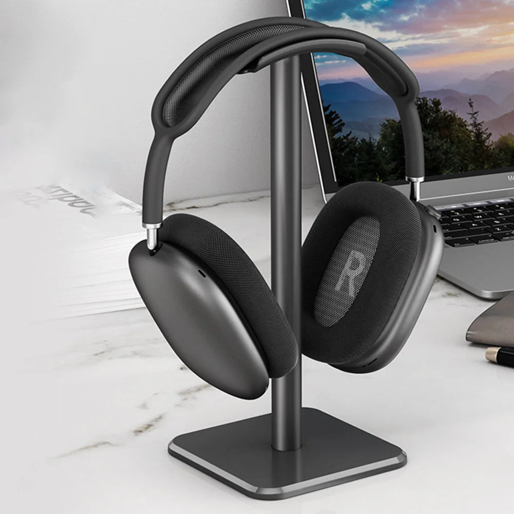 Aluminium Alloy Vertical Headset Stand Headphone Bracket Universal Earphone Display Rack Hanger for AirPods Max/Beats/Bose Merch Eternally