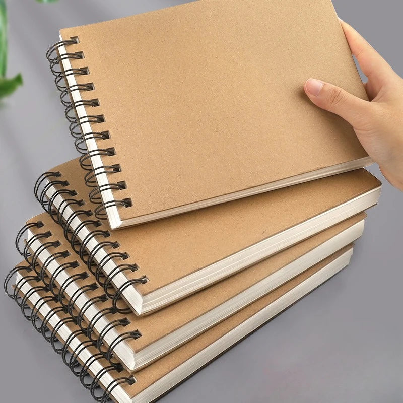Vintage Loose Leaf Notebook, Watercolor Drawing Book, Multipurpose Scrapbooking Journal, Ideal for Thanksgiving/Christmas Gift. Merch Eternally