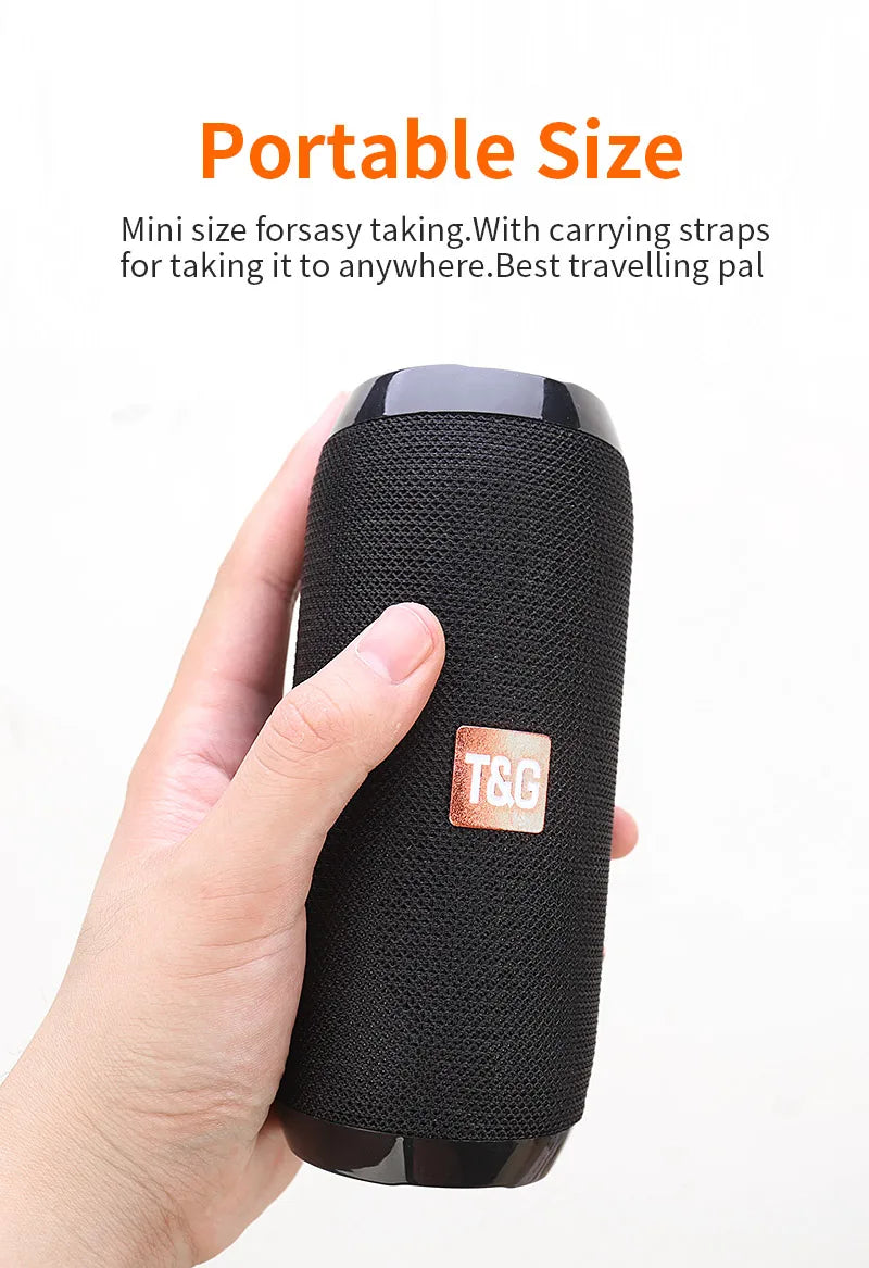 Wireless Portable Bluetooth Speaker Subwoofer Radio FM Music Sound Box Blutooth For Bocina Acoustics Handsfree Hifi Caixa De Som Merch Eternally