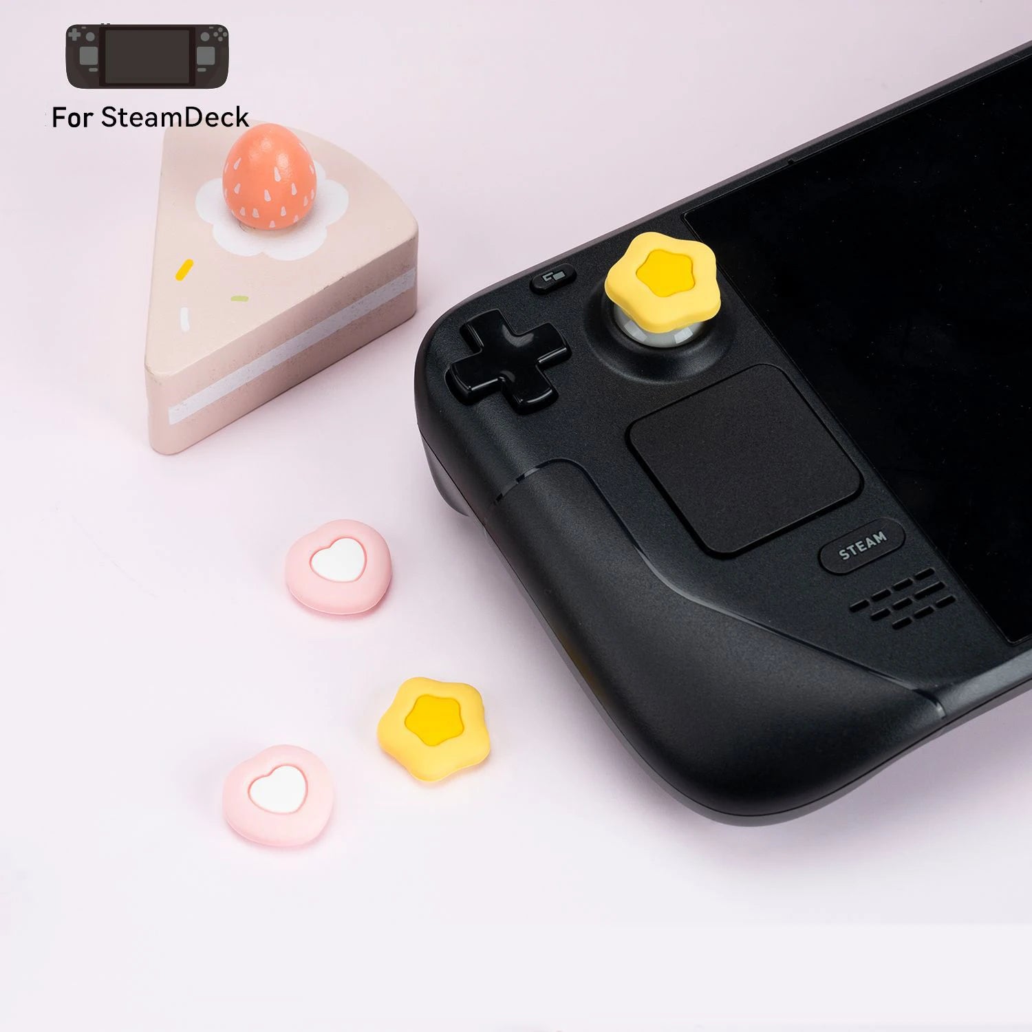 Skull Silicone Soft Thumb Stick Grip Cap Joystick Cover For Valve Steam Deck Oled / ASUS ROG Ally X Game Console Thumbstick Case Merch Eternally