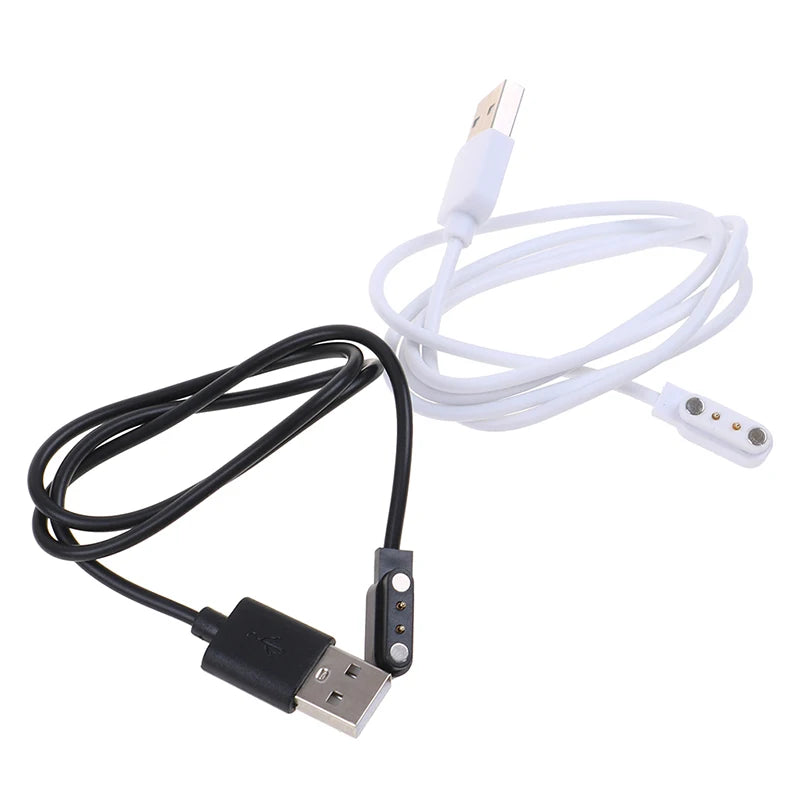 Universal Magnetic 2 Pin 4mm Spacing Wristbands Charge Cable For Smart Watch Merch Eternally