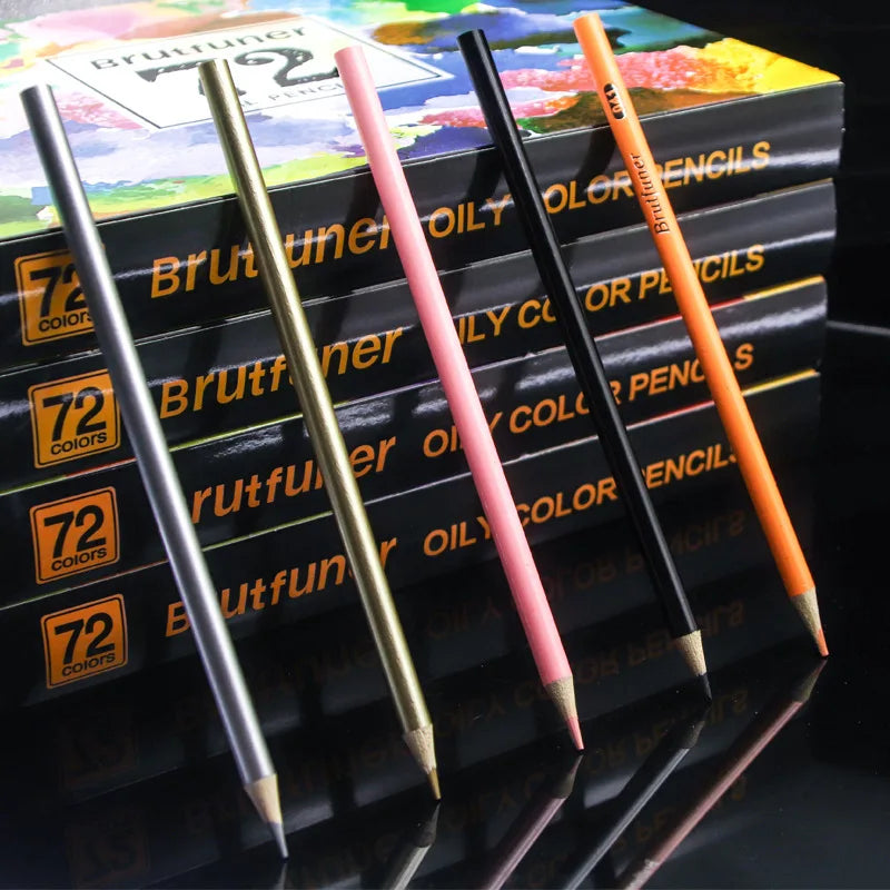 48/72/120/160/180 Colors Pencils Set Watercolor Pencils Professional Oil Wood Soft Pencil For School Drawing Sketch Art Supplies Merch Eternally