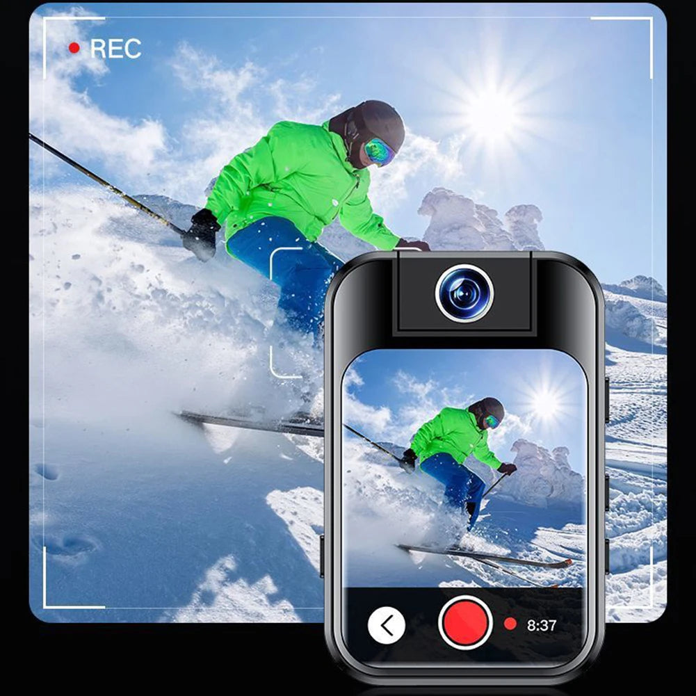 5K Sport Camera 48MP Pocket Action Camera Touch Screen for Photography Beginners Merch Eternally