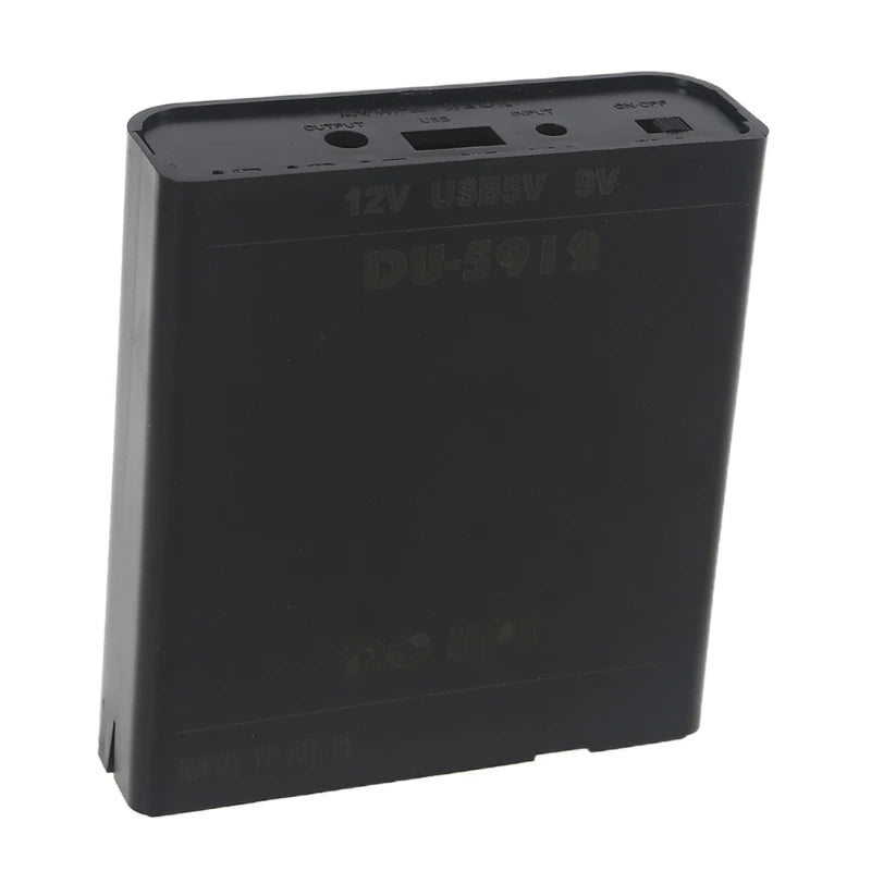 A0KB DIY 5V USB 9V 12V 5.5x2.1mm Uninterrupted Backup UPS Power Supply Box for Wireless Router Tablet Smartphone Home Camera Merch Eternally