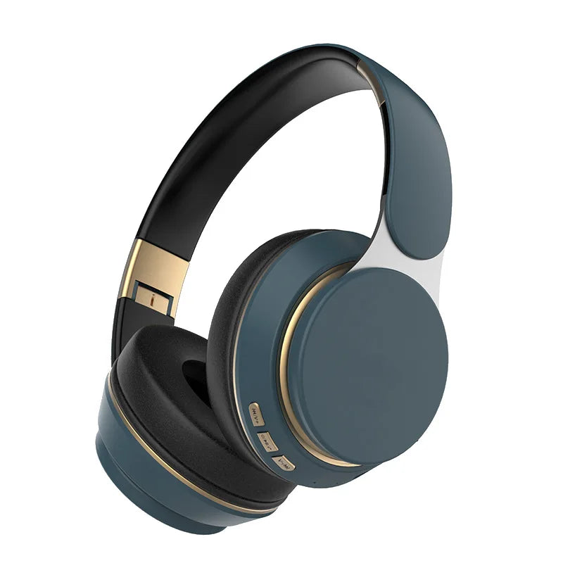 Headphones Bluetooth Wireless Headsets With Mic Music Gaming Sports Earpieces Great Bass Earphones Foldable Support TF SD-Card Merch Eternally
