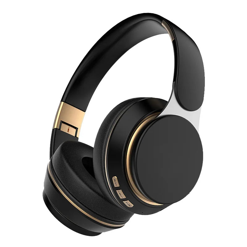 Headphones Bluetooth Wireless Headsets With Mic Music Gaming Sports Earpieces Great Bass Earphones Foldable Support TF SD-Card Merch Eternally