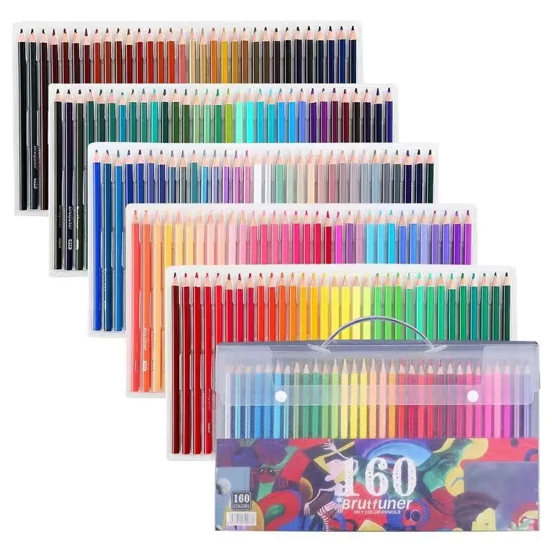 48/72/120/160/180 Colors Pencils Set Watercolor Pencils Professional Oil Wood Soft Pencil For School Drawing Sketch Art Supplies Merch Eternally