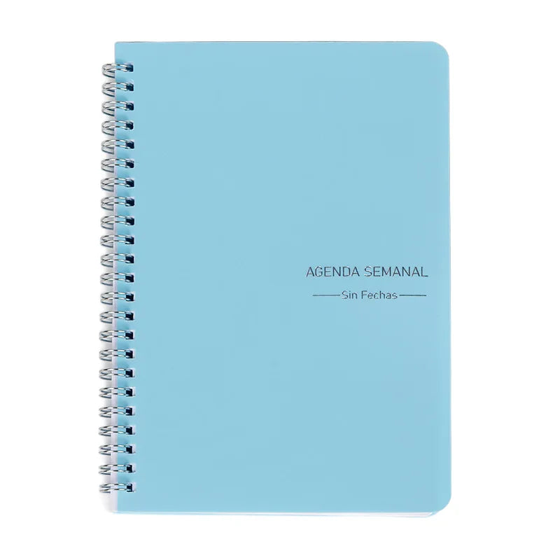 2025 A5 Agenda Planner Notebook Diary Weekly Planner Goal Habit Schedules Journal Notebooks For School Stationery Office Spanish Merch Eternally