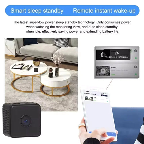 2026 New X6D Mini Camera Portable Installation Simple Rechargeable Battery Baby Pet Care Hidden Camera Merch Eternally