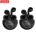 Lenovo HT38 TWS Sport Earphones, Mini Wireless Bluetooth Headset, HiFi Stereo Bass Fast Charging Case Sweatproof Running Earbuds Merch Eternally