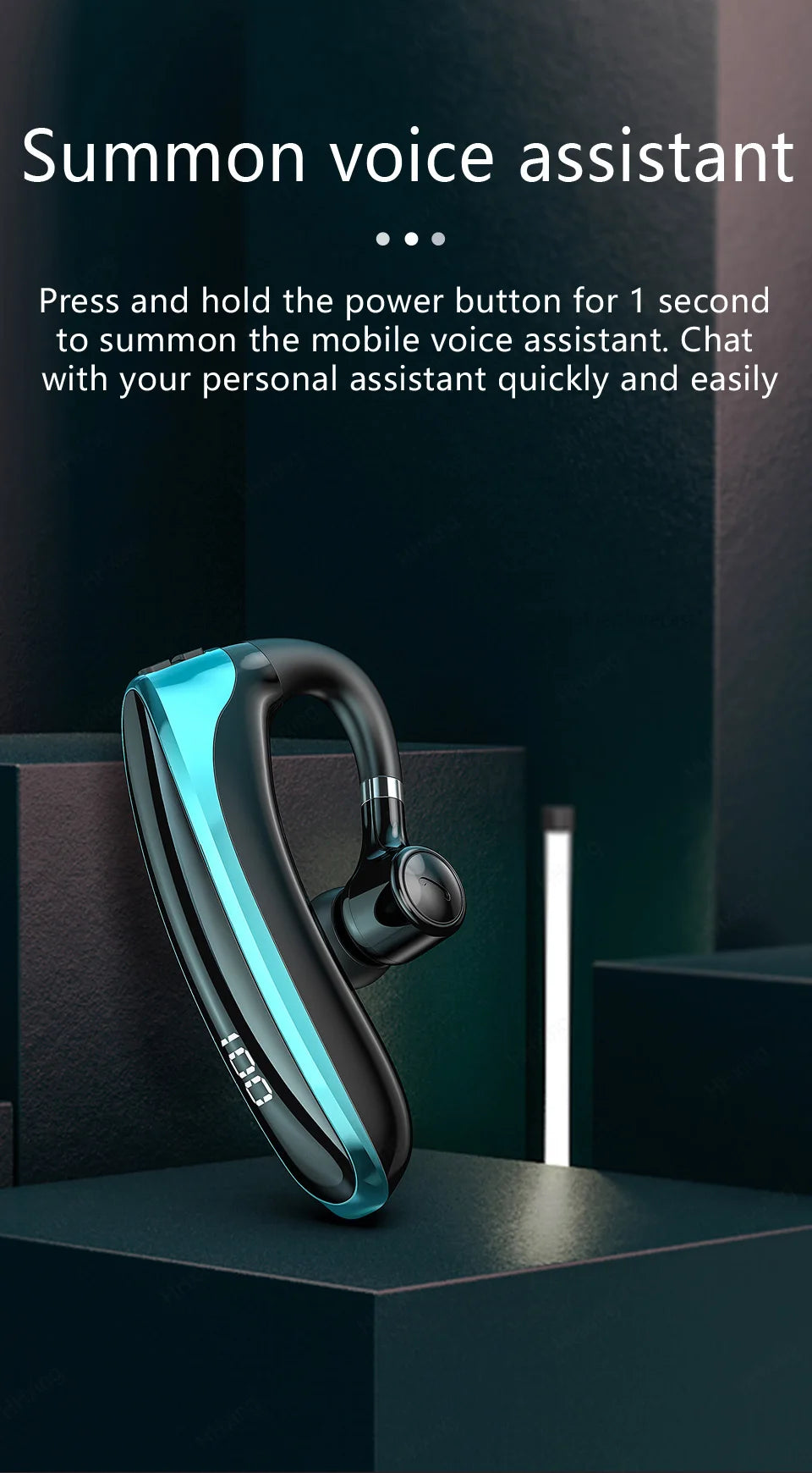 Wireless Bluetooth Headphones With Microphon Earphone ENC Noise Cancelling Handsfree Talking Headset Busines Auriculares Driving Merch Eternally