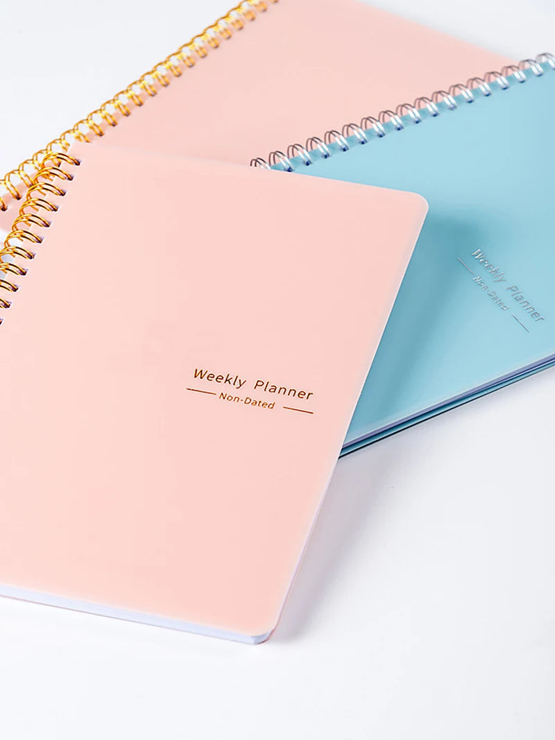 2025 A5 Agenda Planner Notebook Diary Weekly Planner Goal Habit Schedules Journal Notebooks For School Stationery Office Spanish Merch Eternally