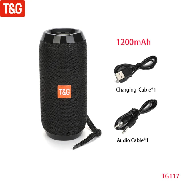Wireless Portable Bluetooth Speaker Subwoofer Radio FM Music Sound Box Blutooth For Bocina Acoustics Handsfree Hifi Caixa De Som Merch Eternally