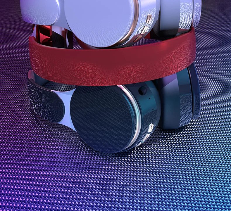 Headphones Bluetooth Wireless Headsets With Mic Music Gaming Sports Earpieces Great Bass Earphones Foldable Support TF SD-Card Merch Eternally