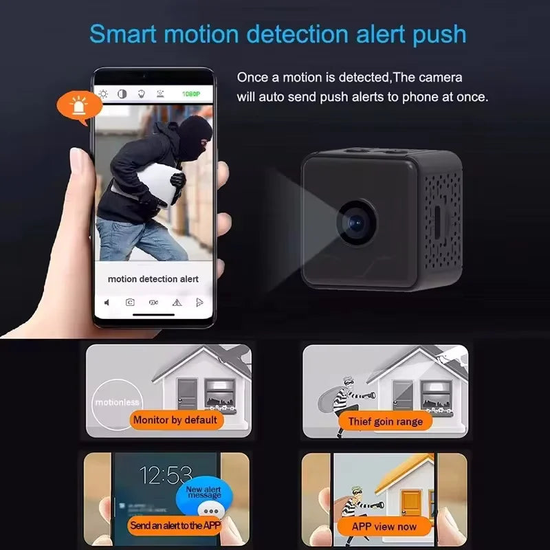 2026 New X6D Mini Camera Portable Installation Simple Rechargeable Battery Baby Pet Care Hidden Camera Merch Eternally