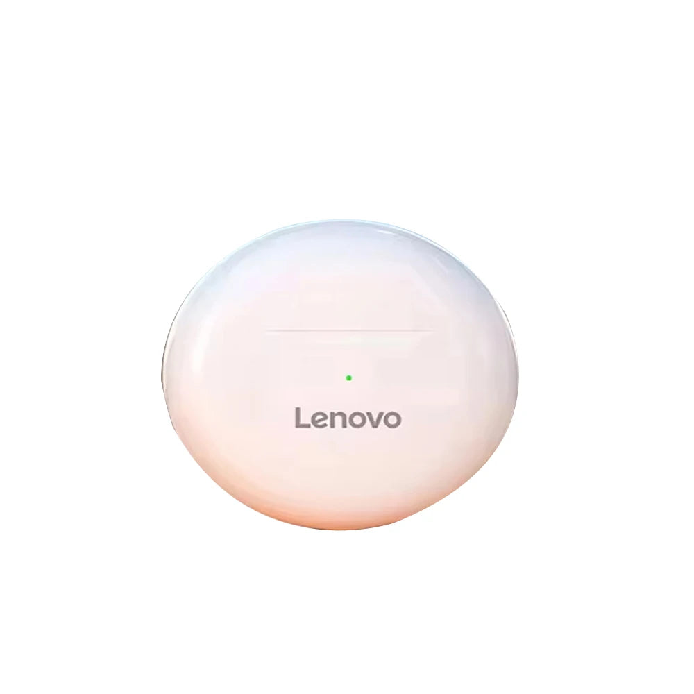 Lenovo HT38 TWS Sport Earphones, Mini Wireless Bluetooth Headset, HiFi Stereo Bass Fast Charging Case Sweatproof Running Earbuds Merch Eternally