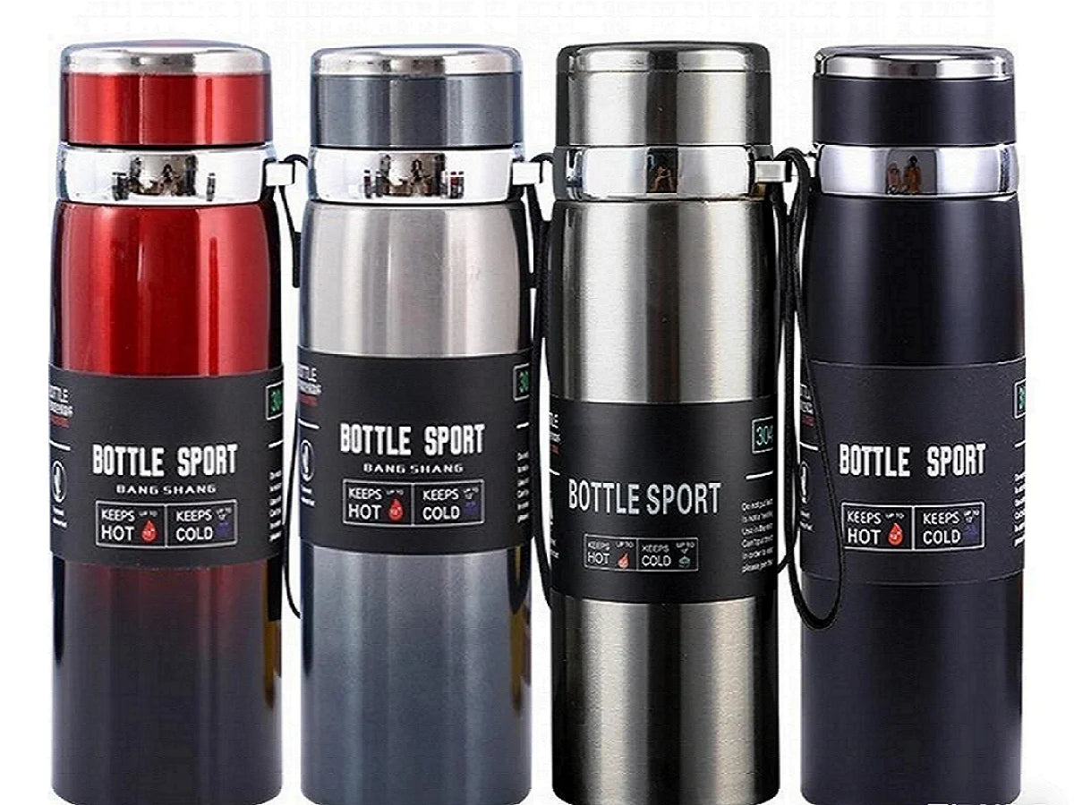 1L Thermal Water Bottle Keep Cold and Hot Water Bottle Thermos for Water Tea Coffee Vacuum Flasks Stainless Steel Thermos Bottle Merch Eternally
