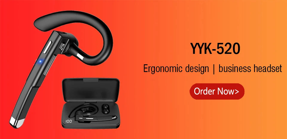 Wireless Bluetooth Headphones With Microphon Earphone ENC Noise Cancelling Handsfree Talking Headset Busines Auriculares Driving Merch Eternally