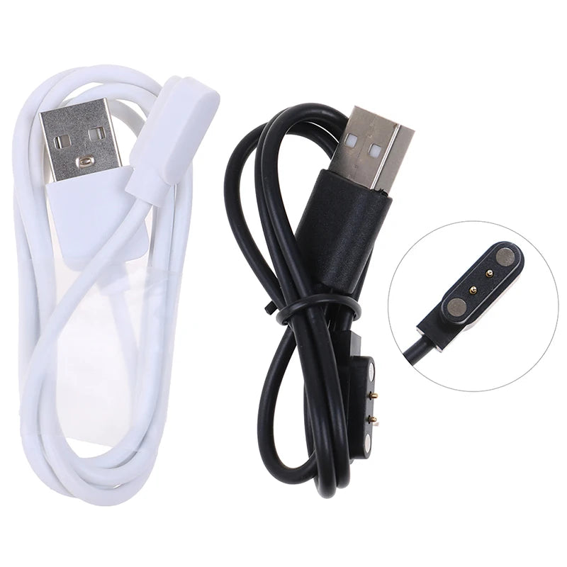 Universal Magnetic 2 Pin 4mm Spacing Wristbands Charge Cable For Smart Watch Merch Eternally