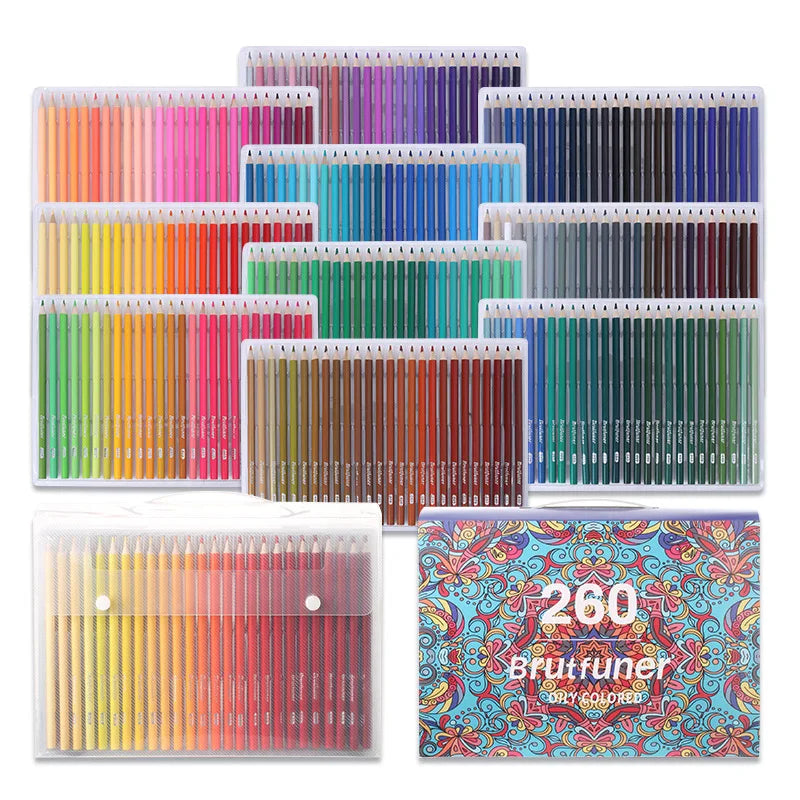 48/72/120/160/180 Colors Pencils Set Watercolor Pencils Professional Oil Wood Soft Pencil For School Drawing Sketch Art Supplies Merch Eternally