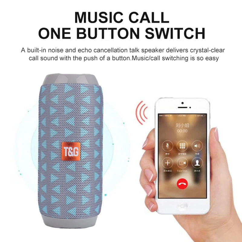 Wireless Portable Bluetooth Speaker Subwoofer Radio FM Music Sound Box Blutooth For Bocina Acoustics Handsfree Hifi Caixa De Som Merch Eternally