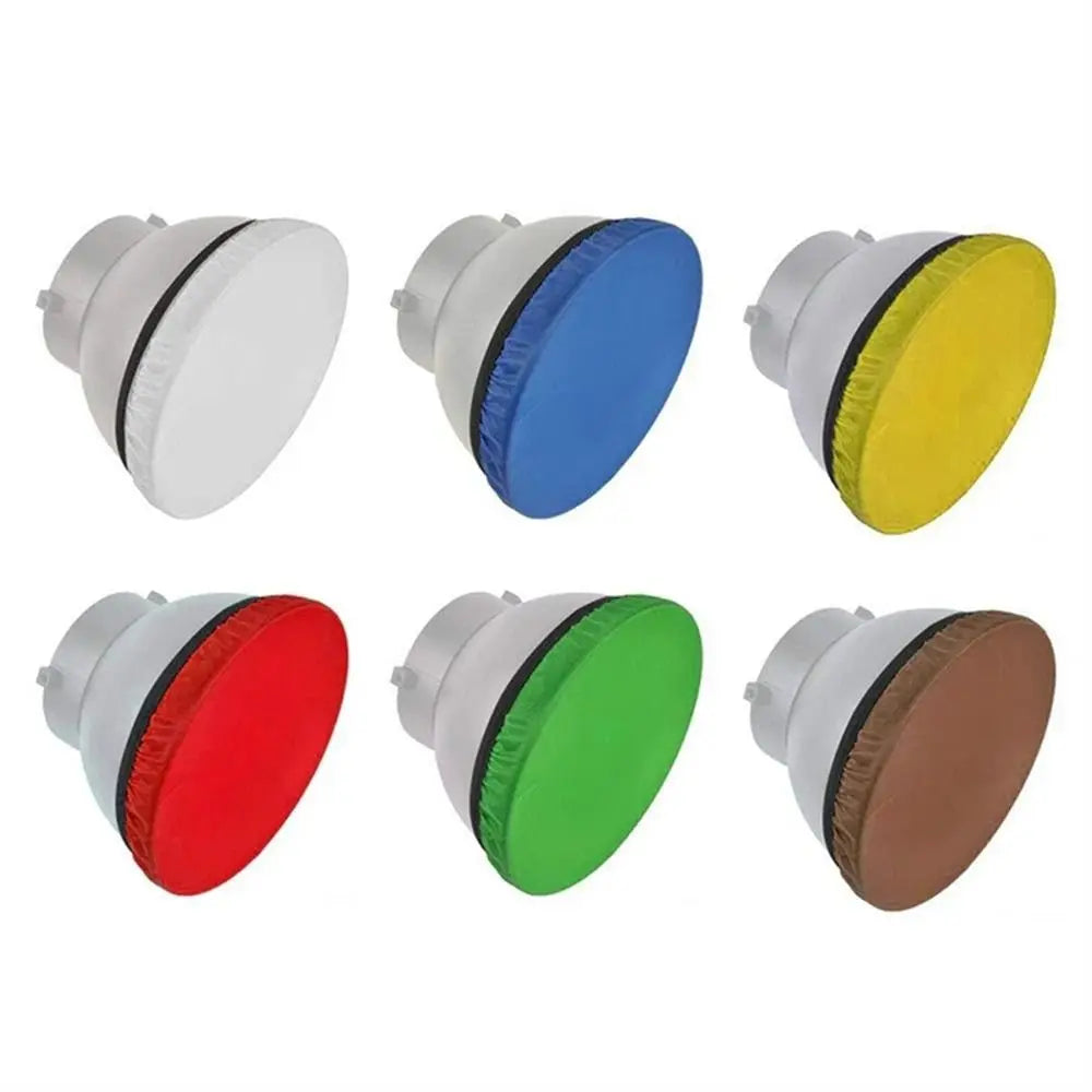 Soft Light Diffuser Sock 7" 18cm Soft Light Protective Cover Studio Strobe Bowen Mount Standard Reflector Photography Flash 55 ° Merch Eternally