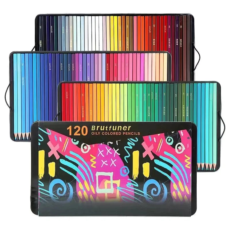 48/72/120/160/180 Colors Pencils Set Watercolor Pencils Professional Oil Wood Soft Pencil For School Drawing Sketch Art Supplies Merch Eternally
