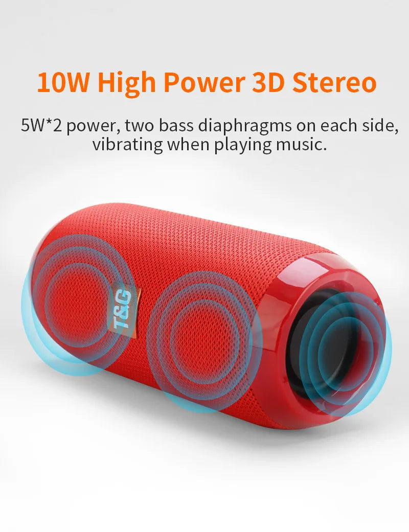 Wireless Portable Bluetooth Speaker Subwoofer Radio FM Music Sound Box Blutooth For Bocina Acoustics Handsfree Hifi Caixa De Som Merch Eternally